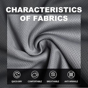 Bermudas atléticas de 3 pulgadas para hombre con malla de secado rápido Material de gimnasio Teñido liso Estilo informal Cierre de cordón y bolsillos - Product Image 5