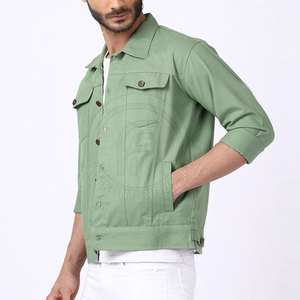 Nouvelle arrivée Veste d'hiver pour hommes à manches longues personnalisée 100% coton Jeans fabriqué en usine en gros disponible - Product Image 2