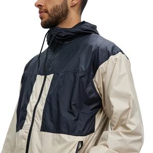 Meilleur design Veste coupe-vent légère Impression de logo personnalisé Tissu en toile à col montant en polyester professionnel 2026 - Product Image 3