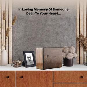 Grandes urnes funéraires pour cendres humaines Urnes décoratives en bois pour hommes et femmes adultes - Product Image 5