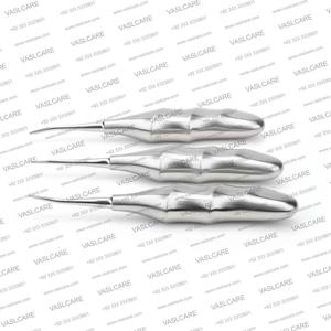 Elevador de Ápice Radicular Dental |   Separador de Raíces Recto y Curvo |   Herramientas Manuales para Cirugía Oral Mínimamente Invasiva de Dentista, Fabricadas en Alemania - Product Image 5