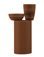 Support d'affichage pliable en papier kraft écologique pour la décoration artistique