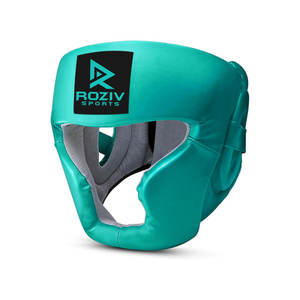 หมวกกันกระแทกสำหรับชกมวยแบบครึ่งหน้า หนังนิ่ม น้ำหนักเบา ปรับได้ คุณภาพสูง สำหรับมืออาชีพ ขายส่ง - Product Image 2