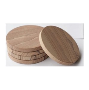 Sous-verre rond en bois naturel pour la cuisine Restaurant Utilisation Café Accessoires de cuisine Support de dessous de verre - Product Image 6