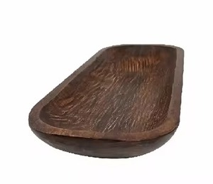Bol à pâte en bois fait à la main de qualité supérieure bol de cuisine artisanal décoratif pour l'affichage utilisation de la pièce maîtresse de Table à pain aux fruits - Product Image 5
