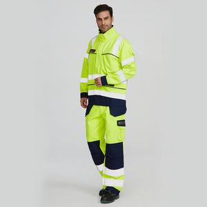 ชุดป้องกันอันตรายส่วนบุคคล ชุดทำงานทนไฟ ชุดยูนิฟอร์มเชื่อมโลหะ ชุดทนไฟ ชุดทำงาน OEM - Product Image 3