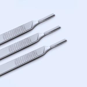 Manche de scalpel chirurgical médical vétérinaire en acier inoxydable, instrument de chirurgie orthopédique réutilisable - Product Image 6