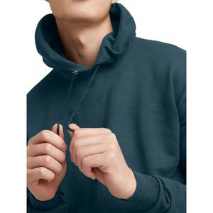 Sudadera con capucha de poliéster con bloque de color blanco M para hombre: ropa de calle diaria, ropa informal y activa asequible para hombres - Product Image 3