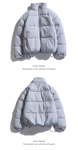 Wholesale Custom Men's Stand Collar Winter <b>Waterproof</b> <b>Padded</b> Bubble <b>Jacket</b> Quilted Outdoor Custom Puffer <b>Jacket</b> Men - Product Image 4