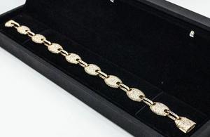 Bracelet à maillons en argent sterling Moissanite Beau cadeau Bracelet de fiançailles Moissanite Cadeau pour elle - Product Image 3