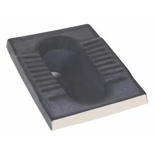 Poêle à Orissa noire magenta, casserole de toilette accroupie en céramique de grande taille avec chasse d'eau, usine de Chine - Product Image 6