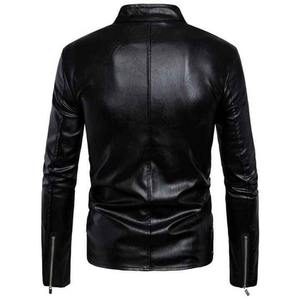 Veste en cuir véritable pour hommes, vente en gros 2025, bonne vente, durable, prix de gros, veste en cuir pour hommes, confortable - Product Image 3