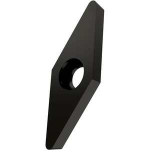 Plaquette de tournage indexable ISO VCGW 130304T5305 D.2.6mm MT-CVD revêtue noire, lot de 10, pour outils de tournage - Product Image 1