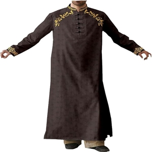2024 último diseño islámico Thobe para hombres marroquí elegante y cómodo tradicional hombres Thobe tradicional musulmán - Product Image 3