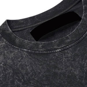 Custom Logo Summer Men T-<b>shirt</b> 100% Cotton Blank <b>Black</b> Unisex oversized Vintage Stone Washed Distressed <b>shirts</b> for men - Product Image 6