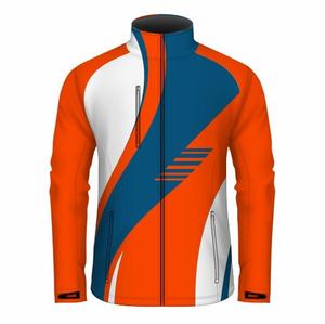 Chaqueta Softshell para golf y correr para hombre, cortavientos de secado rápido, logotipo frontal de lona para exteriores, poliéster grueso de invierno - Product Image 5
