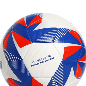 Ballon de football d'entraînement léger et durable, taille 4, cousu à la machine, avec surface en PU, pour enfants/jeunes clubs, utilisation intérieure/extérieure - Product Image 3