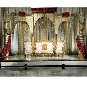 Diseñador de bodas musulmanas Panel de corte láser Diseñador Panel de corte láser de metal para bodas Panel de corte láser de diseño moderno para decoración de escenario - Product Image 1