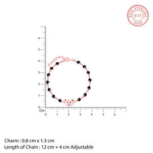 กำไลข้อมือสีโรสโกลด์ดีไซน์นาซาริยะสำหรับเด็กอายุ2-8ปี - Product Image 5