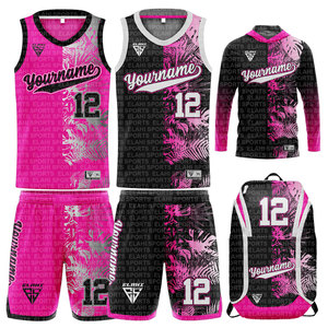 Uniforme de Baloncesto OEM ODM 2026 para Clubes y Equipos, Transpirable, Antibacteriano, Tallas Grandes, Color Personalizado, 100% Poliéster, Paquete Económico - Product Image 1