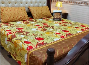 ผ้าปูที่นอนซาโลนิก้าทำจากผ้าฝ้าย100% 3ชิ้น, ชุดผ้าปูที่นอนขนาดคิงไซส์สำหรับบ้านหรือโรงแรมมีให้เลือก6แบบ3หรือ5ชิ้น - Product Image 6