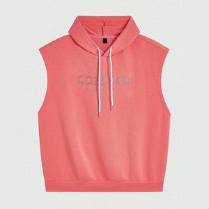 Gimnasio culturismo entrenamiento camisa Premium hombres sin mangas pulóver sudaderas con capucha hombres entrenamiento camisetas sin mangas músculo sin mangas sudaderas con capucha - Product Image 1