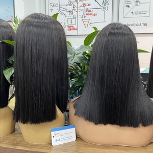 ผมแท้เวียดนามแบบมัดเป็นช่อ ดับเบิ้ลดรอน แบล็ค สตีมเคิร์ล ผลิตด้วยเครื่องจัดแต่งทรงผมแบบใช้ไอน้ำ - Product Image 2