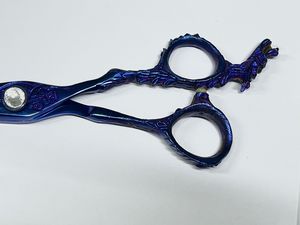 Ciseaux à poignée Dragon en acier inoxydable, nouveau modèle, ciseaux de coupe de cheveux, ciseaux de barbier Dragon 2023, rasoirs k, prix de gros - Product Image 5