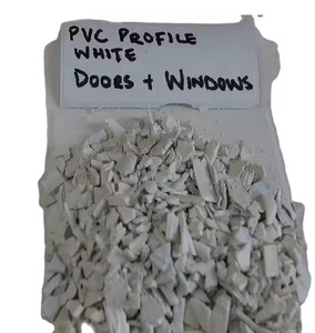Gránulos de PVC rígido reciclado uPVC blanco para perfiles de puertas y ventanas - Product Image 1