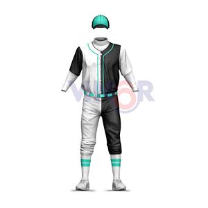 Uniforme de baseball décontracté personnalisé de meilleure qualité uniformes de baseball en polyester avec logo personnalisé et design imprimé - Product Image 4