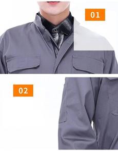 Overoles de trabajo para hombres, uniformes de seguridad protectores de talla grande, ropa de trabajo de reparación de pintura de algodón transpirable - Product Image 5