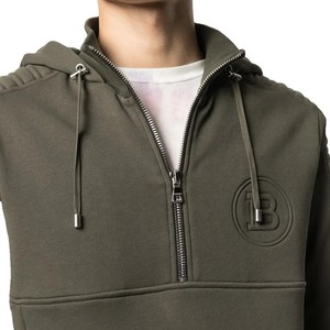 Sudadera con capucha de algodón 350 GSM 100% de alta calidad, sudaderas con capucha de rizo francés de gran tamaño unisex en relieve, Sudadera con capucha en relieve 3D personalizada de peso pesado. - Product Image 6