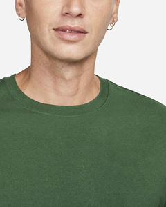 Camiseta Casual de Punto para Hombre, Manga Larga, Cuello Redondo, Corte Regular, Color Verde Sólido, Nuevo Diseño de 2026 - Product Image 3