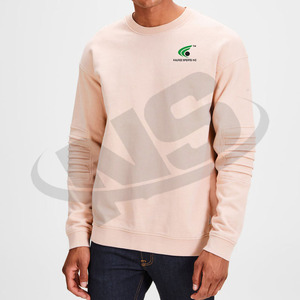 เสื้อสเวตเชิ้ตคอกลมผู้ชายคุณภาพสูง ผ้าฝ้าย 100% ทรงหลวม สไตล์สตรีทแวร์ รับสกรีนโลโก้ ผ้าฟลีซ เป็นมิตรต่อสิ่งแวดล้อม - Product Image 6