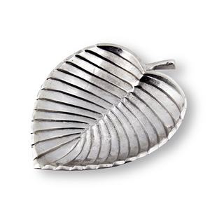 Plateau de service en aluminium de petite taille fabriqué à la main avec une finition argentée personnalisée pour la décoration de la maison - Product Image 5