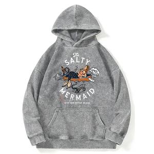 Sudadera con capucha pesada de gran tamaño con logotipo personalizado High GSM Streetwear Boxy Fit Cropped Pullover Hombres Fabricante - Product Image 1