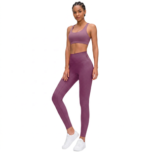 Leggings de Yoga de Cintura Alta para Mujer, Color Morado, Material Spandex/Nylon, Elásticos en Cuatro Direcciones, 220g, Marca ROLEIN - Product Image 2