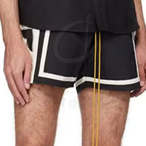 กางเกงขาสั้นกันลมกันน้ำสำหรับผู้ชาย ดีไซน์ปรับแต่งได้ ผลิตจากโพลีเอสเตอร์ 100% - Product Image 6