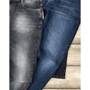 Jeans de Mezclilla para Hombre, Cintura Alta, Corte Recto, Estilo Casual, Lavado Oscuro, Liquidación de Fábrica con Envío Directo - Product Image 3
