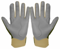 Guantes de Bateo de Béisbol/Sóftbol de Cuero Cabretta con Diseño de Logotipo Personalizado Profesional, Cierre de Gancho y Bucle Antideslizante, Ajuste Estándar