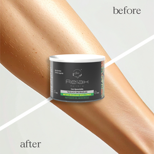 Cire liposoluble noire en marque privée 800ml |   Cire dépilatoire de style brésilien OEM ODM avec spiruline pour usage professionnel - Product Image 3