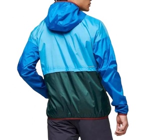 Pull-over coupe-vent respirant en polyester personnalisé Vestes décontractées à col montant Design pour grande taille Dernier automne - Product Image 3