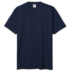 Alta calidad 100% algodón 180 GSM Unisex Color sólido Casual manga corta Camiseta Logo frontal hombres y mujeres venta al por mayor BD proveedor - Product Image 2