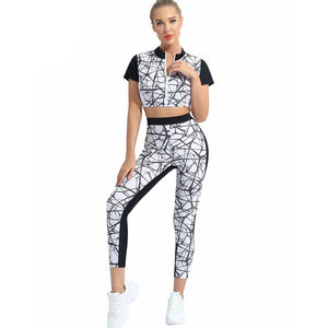Sujetador de color sólido personalizado para mujer, pantalones, traje, ropa de yoga, Pantalones de mujer, conjuntos deportivos para correr y hacer ejercicio - Product Image 3