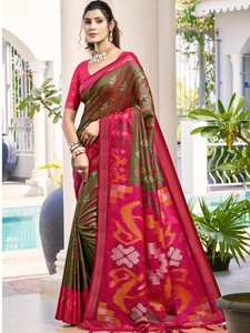 Colección al por mayor de saris de seda tradicionales Catálogo completo disponible para bodas indias y paquistaníes y ropa de Fiesta ¡Las mejores tarifas! - Product Image 3