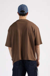Nuevo Conjunto Deportivo de 2 Piezas para Hombre, Camiseta y Pantalones Cortos de Algodón 100%, 350 g/m², Estilo Urbano, Verano 2025, Venta al Por Mayor - Product Image 4
