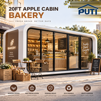 Cabane Apple préfabriquée moderne de 20 pieds avec vue panoramique pour observatoire, camping, astronomie, tourisme et escapades