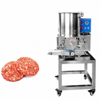Machine à former des hamburgers, des steaks et des galettes de viande pour restaurant, en acier inoxydable de qualité alimentaire, haute efficacité