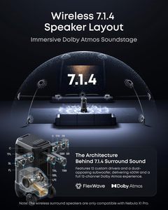 Proyector de Cine en Casa Móvil Soundcore Nebulas X1 Pro 4K de Calidad Superior - Product Image 3
