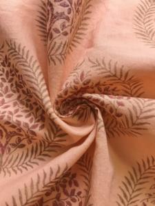 Tela de Algodón Estampada a Mano con Diseño Tradicional Indio de Árbol Buti, Textil Artesanal - Product Image 3